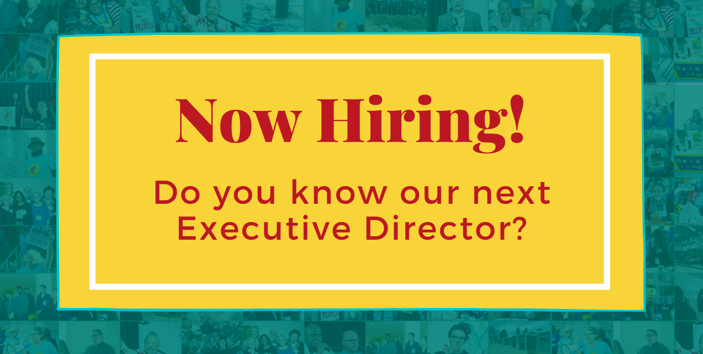 Now hiring! Do you know our next Executive Director?